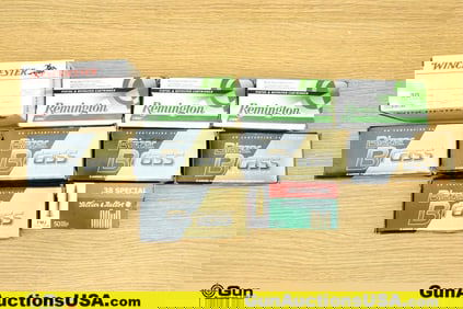 Remington, CCI, Winchester, Etc. UMC, Etc. .38 Special Ammo. 540 Rds, Assorted Grains, FMJ. .