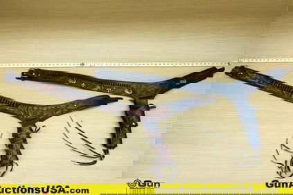 Cowboy Rigs. Very Good. One Western Cowboy Action Rigs Features, Single Right-Hand Holster, Tooled