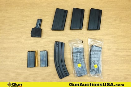 Center Industries, Military Surplus, Etc. FAL, M1 Carbine, AR15, Etc. Magazines. Very Good. 9