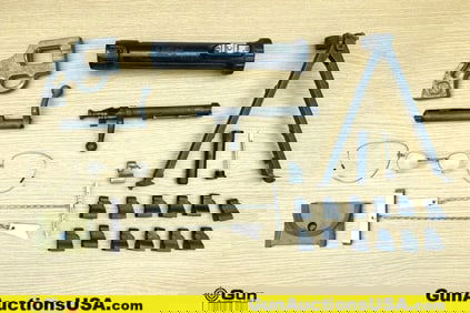 Military Surplus M249, 1903 A1, M88, Etc. Gun Parts, Accessories. Good Condition. Two Springfield