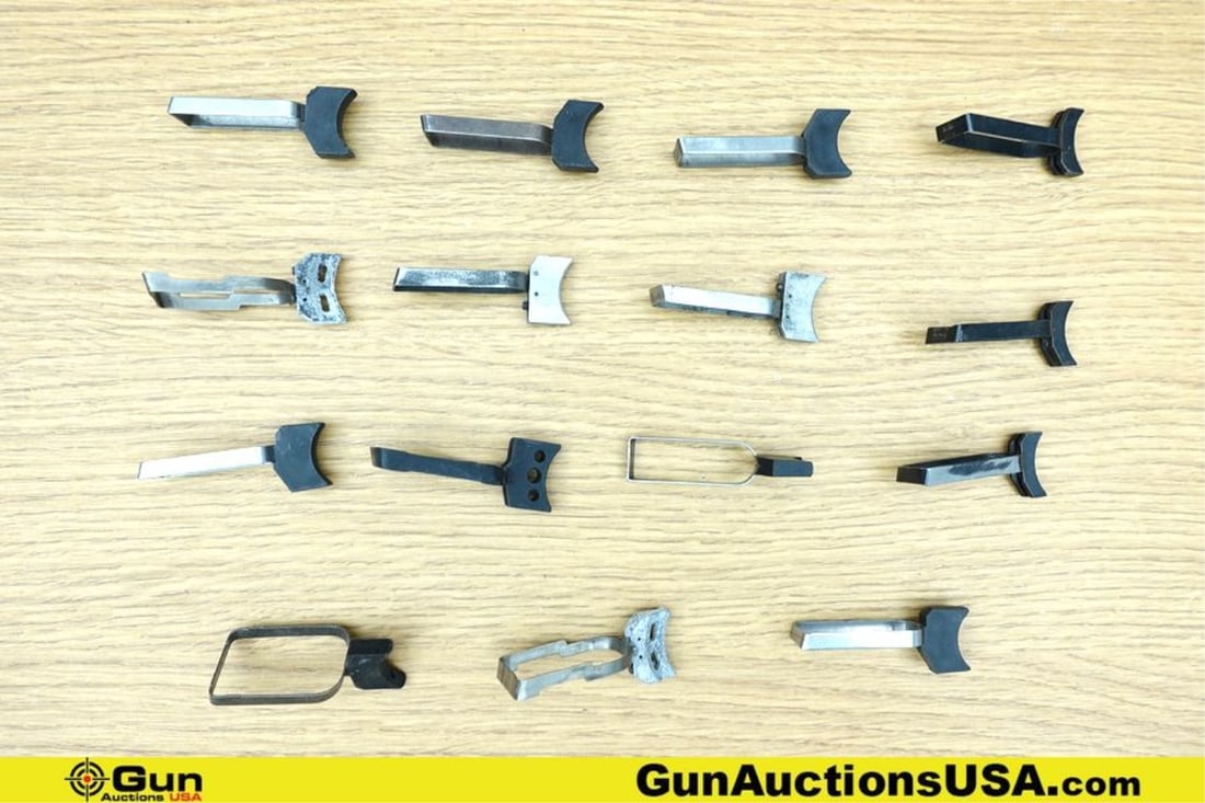 1911 Gun Parts. Good Condition. Fifteen Assorted 1911 Triggers.. (76643) (GSCM71): 1911 Gun Parts. Good Condition. Fifteen Assorted 1911 Triggers.. (76643) (GSCM71)