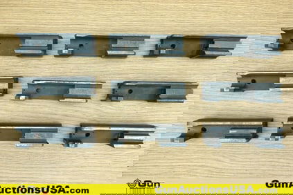 COLLECTOR'S Gun Parts. Good Condition. 9 UZI Bolts. (77078) (GSCN20)