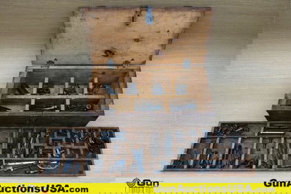 Military Surplus, Etc. Gun Parts, Accessories, Etc. . Fair Condition. Assorted Gun Parts, Tools, and