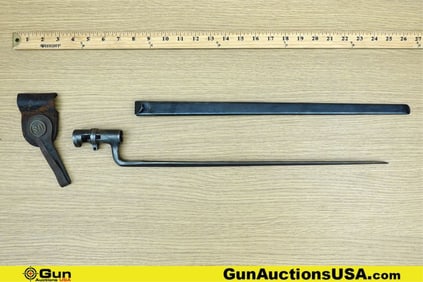 Springfield TRAP DOOR COLLECTOR'S Bayonet, Etc. . Good Condition. M1873 Springfield Trap Door