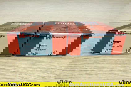 Hornady 9MM Projectiles. Approx. 1000 115 Gr HAP. . (77541) (GSCU95)