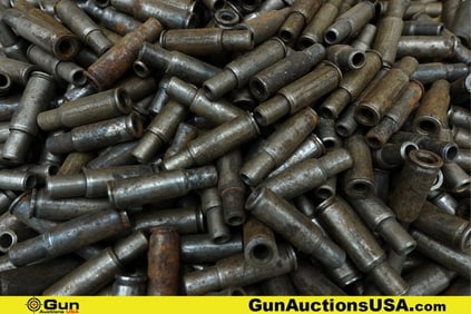 Empty Shells. Approx. 367 . 22LR Conversion Empty Shells, for U.S. 1917 Water Cooled Machine Gun. .