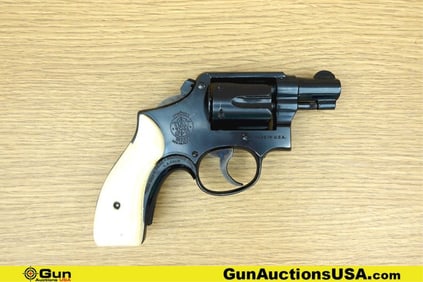 S&W VICTORY .38 S&W SPL IVORY GRIPS Revolver. Good condition, Normal Handling Marks, Scattered