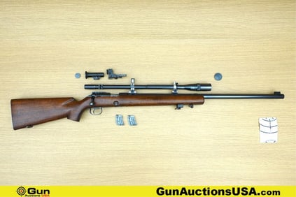 Winchester 52 .22 LR U.S. PROPERTY. COMPETITION Rifle with UNERTL 21.5" SCOPE & Mount (Likely 10x -