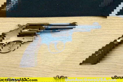 S&W 38 M&P .38 S&W SPECIAL CTG Revolver. Good condition, Normal Handling Marks, Scattered Spotting