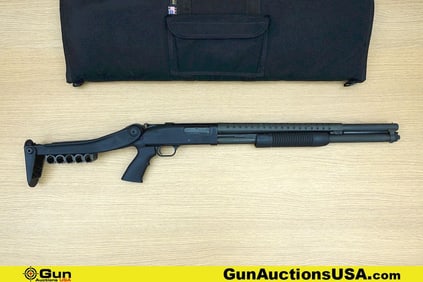 Mossberg 500A 12 ga. Shotgun. Good condition, Normal Handling Marks, Scattered Spotting and/or