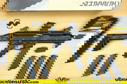CZ SCORPION 3 PLUS 9mm MODERN TACTICAL Pistol. Excellent. 8" Barrel. Shiny Bore, Tight Action Semi