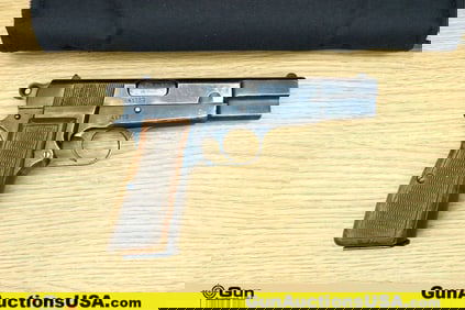 FN BROWNING HERSTAL HI-POWER 9mm MATCHING NUMBERS Pistol. Good condition, Normal Handling Marks,