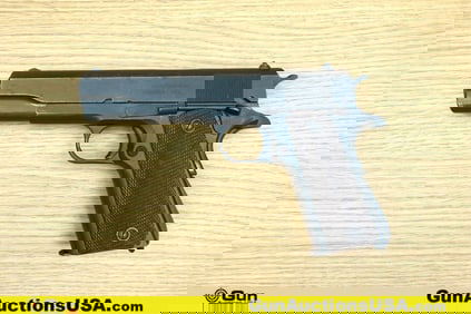 Remington Rand 1911 .45 AUTO WWII U.S. PROPERTY STAMPED Pistol. Very Good. 5" Barrel. Shiny Bore,