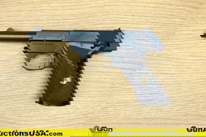 HIGH STANDARD SPORT KING MODEL 103 .22 LR MATCHING NUMBERS Pistol. Very Good. 4.5" Barrel. Shiny