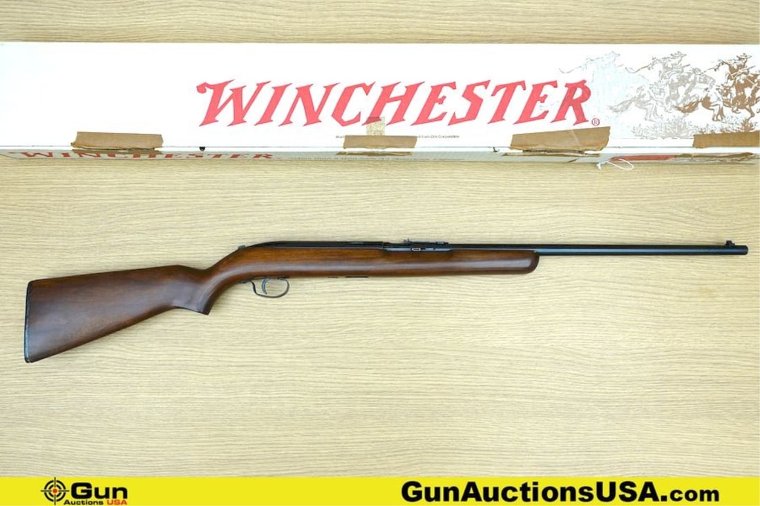 Winchester 55 .22 S-L-LR OPEN BOLT Rifle. Very Good. 21" Barrel. Shiny Bore, Tight Action Semi Auto: Winchester 55 .22 S-L-LR OPEN BOLT Rifle. Very Good. 21" Barrel. Shiny Bore, Tight Action Semi Auto Features an Open Bolt .22 with a Bottom Eject, Blow Back Operated Single Shot, Top Fed, Elevation Ad