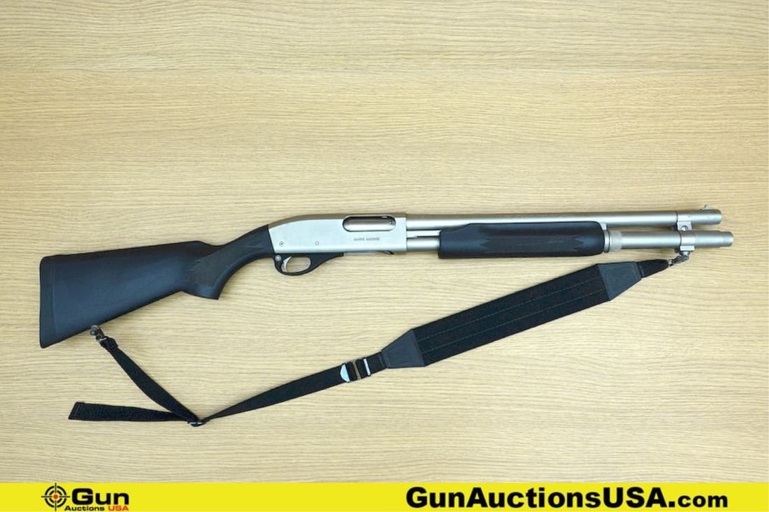 REMINGTON ARMS COMPANY, INC. 870 MARINE MAGNUM 12 ga. Shotgun. Very Good. 17.5" Barrel. Shiny Bore,: REMINGTON ARMS COMPANY, INC. 870 MARINE MAGNUM 12 ga. Shotgun. Very Good. 17.5" Barrel. Shiny Bore, Tight Action Pump Action Very Nice! This robust 12-gauge marvel is the ultimate companion for those 