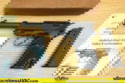 WALTHER WAFFENFABRIK P38 9mm COLLECTOR'S Pistol. Excellent. 5" Barrel. Shiny Bore, Tight Action Semi