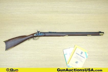 PEDERSOLI .50 Caliber Rifle. Very Good. 27" Barrel. Muzzle Loader Features Dual Set Triggers,
