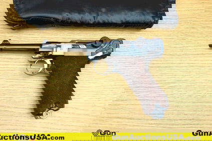 LUGER P08 9mm ALL MATCHING NUMBERS Pistol. Very Good. 4" Barrel. Shiny Bore, Tight Action Semi Auto