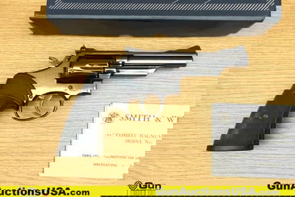 S&W 19-3 357 MAGNUM Revolver. Good condition, Normal Handling Marks, Scattered Spotting and/or