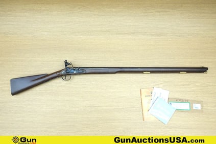 PEDERSOLI .20 Caliber MUSKET. Very Good. 35" Barrel. Flint Lock Features Engraved Blued Receiver and