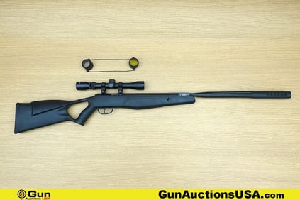 CROSSMAN F4 .177 Rifle. Very Good. 20.5" Barrel. Break Action Pellet Features a Textured Polymer