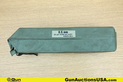 Surplus 6.5x55 SWED Ammo. 200 Rds In Military Packaging. . (77962) (GSCU39)