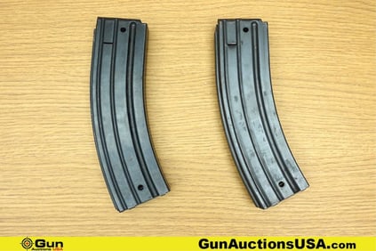 Armalite AR18 Magazines. Good Condition. Two AR-18 40 Rd Metal Mags. . (77637) (GSCM99)