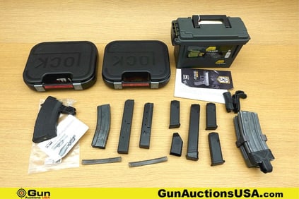 Glock, IMI, Center Industries, Etc. Magazines, Back Strap, Etc. . Four Glock Back Straps, One SKS