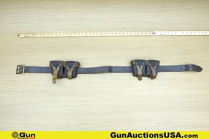 Soviet Military Surplus J9 COLLECTOR'S DOE J9 BELT. Very Good. One DOE VINYL J9 Belt with Mosin