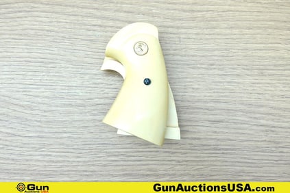 COLT I RARE AND COLLECTIBLE Grips. Very Good. One Set of FAUX IVORY, COLT I Frame Grips with