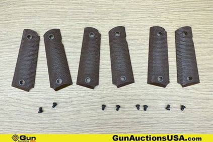 1911 .45 AUTO Grips. Like New. Three New 1911 .45 AUTO DIAMOND Grips with Grip Screws. . (77686)