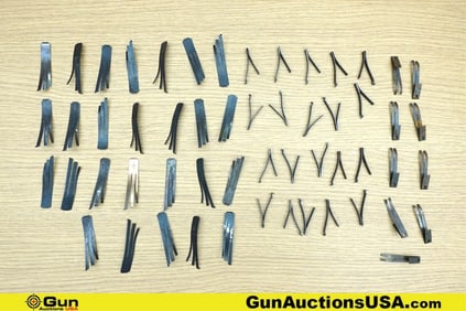 1911 Gun Parts. Good Condition. Approx. 56 Assorted 1911 Flat Springs.. (76672) (GSCM70)