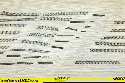 1911 Gun Parts. Good Condition. Approx. Thirty-One Assorted 1911 Recoil Springs and Internal