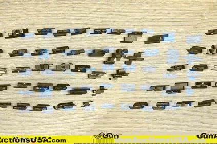 Gun Parts. Good Condition. Forty-Five Assorted Front and Rear Pistol Sights.. (76662) (GSCM16)