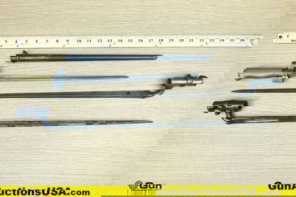 Military Surplus COLLECTOR'S Bayonets. Good Condition. One Bayonet Stamped C&P on Blade, FT12157