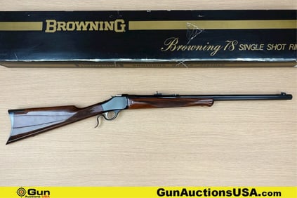 BROWNING 78 .45-70 Rifle. Excellent. 24" Barrel. Shiny Bore, Tight Action Falling Block Features