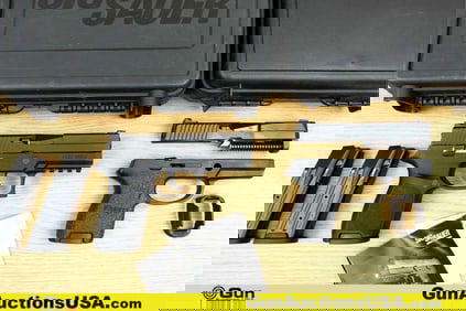 SIG SAUER P250 9MM PARA Pistol. Very Good. 4" Barrel. Shiny Bore, Tight Action Semi Auto Features a