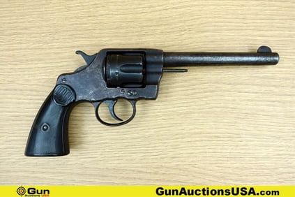Colt DA38 .38 Cal. Revolver. Good condition, with Patina, Normal Handling Marks, Scattered Spotting