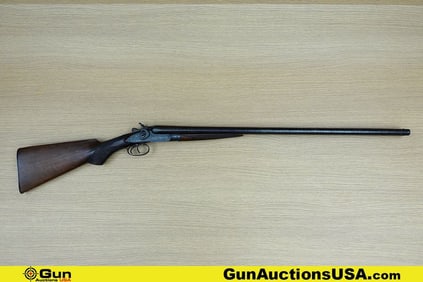 STANLEY ARMS 12 ga. Shotgun. Needs Repair. 30" Barrel. Break Action SXS Features a Bead Front Sight,