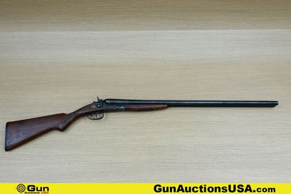 HOPKINS & ALLEN ARMS CO. NMN 12 ga. MATCHING NUMBERS Shotgun. Good condition, Normal Handling Marks,