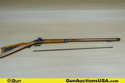 F.I.E. .45 Caliber PERCUSSION RIFLE. Very Good. 35" Barrel. BLACK POWDER Features a BEAUTIFUL BLUED
