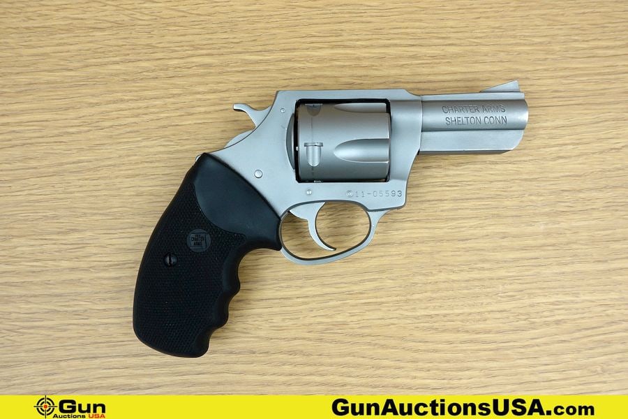 Charter Arms BULLDOG .44 SPL Revolver. Good Condition. 2.5" Barrel. Shiny Bore, Tight Action: Charter Arms BULLDOG .44 SPL Revolver. Good Condition. 2.5" Barrel. Shiny Bore, Tight Action Features a Serrated Ramp Front Sight, Trench Style Rear Sight, Serrated Cylinder Release with a Five Shot F