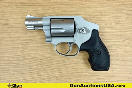 S&W 642-1 .38 S&W SPL+P Revolver. Very Good. 2" Barrel. Shiny Bore, Tight Action A sleek, snub-nosed