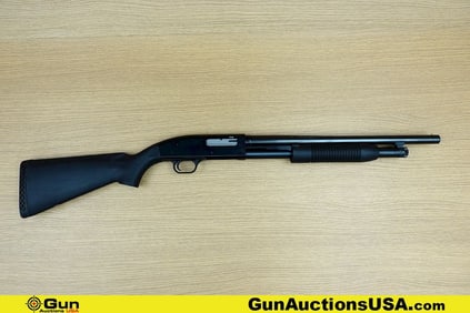 Mossberg MAVERICK 88 12 ga. Shotgun. Good condition, Normal Handling Marks, Scattered Spotting