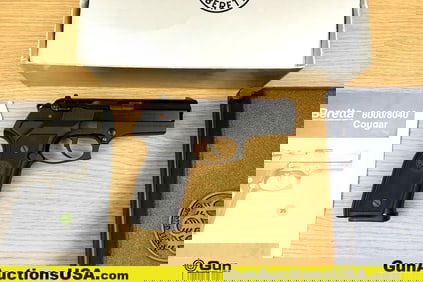 BERETTA MOD 8000 COUGAR F 9MM PISTOL. Excellent. 3.5" Barrel. Shiny Bore, Tight Action Semi Auto