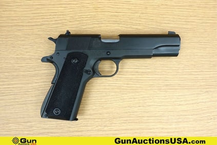 SPRINGFIELD 1911-A1 .45 Pistol. Excellent. 5" Barrel. Shiny Bore, Tight Action Semi Auto Features a