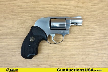 S&W 649 .38 S&W SPL Revolver. Very Good. 1 7/8" Barrel. Shiny Bore, Tight Action Features a Fixed
