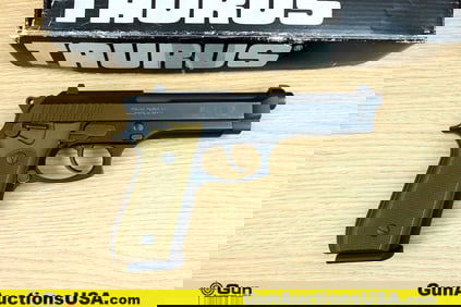 Taurus PT92AF 9MM Pistol. Very Good. 5" Barrel. Shiny Bore, Tight Action Semi Auto Features Fixed