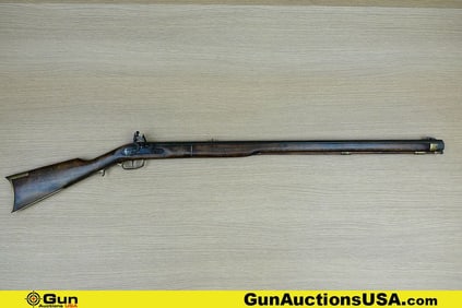 JUKAR .44 Caliber FLINT LOCK RIFLE. Very Good. 33" Barrel. BLACK POWDER Features Drift Adjustable